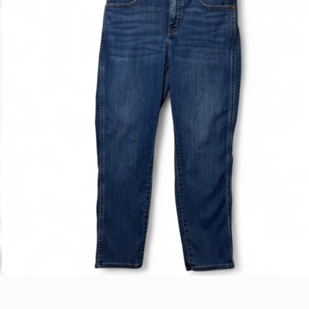 Madewell Dark Blue Ankle Crop Slim Jeans